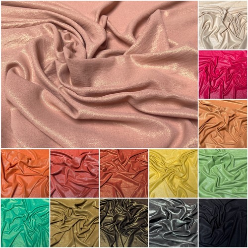 Lurex webstoff gold silber - webstoff,