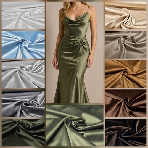 Baumwollsatin stoff stretch - baumwollsatin,