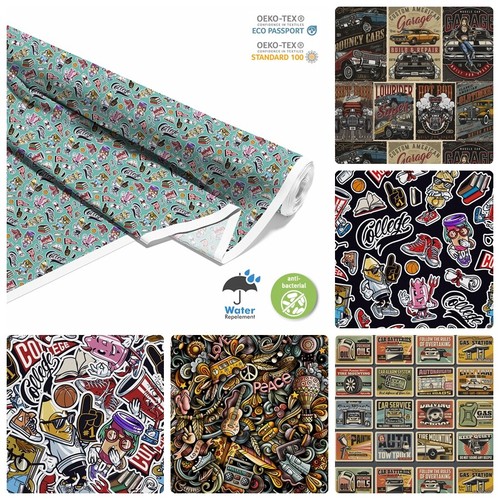 Oxford bedruckt polyester - oxford,