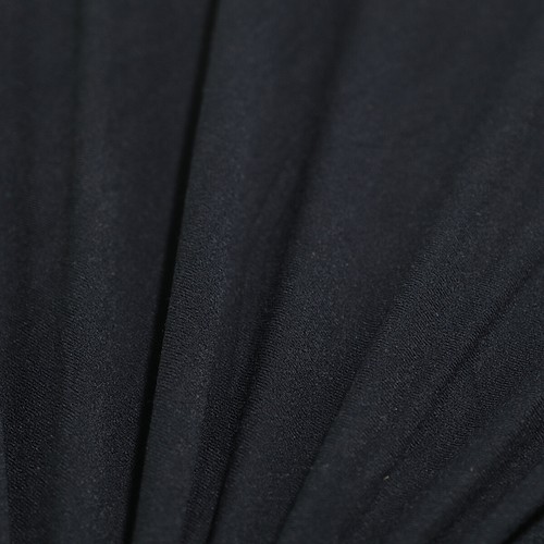 Schwarz polyester jersey - schwarz,