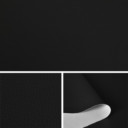 Kunstleder schwarz leder - -,
